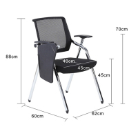 富和美(BNF)16-56培训椅办公家具培训椅办公椅会议室开会椅新闻记者椅透气椅会议椅d3-7-椅子