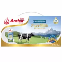 安佳全脂纯牛奶新西兰进口250ml*10盒