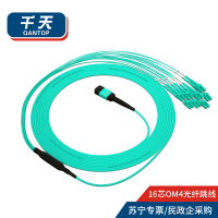 千天(QANTOP)光纤跳线OM4万兆多模100G光模块用集束光纤线1分16芯MPO-LC QT-GXTX491