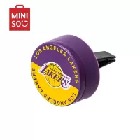 名创优品(miniso) NBA系列洛杉矶湖人队车载香薰[皑皑雪松]