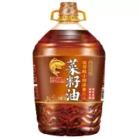 鲤鱼小榨浓香菜籽油4L