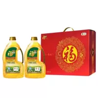 中粮·福临门玉米油黄金1.8L*2礼盒