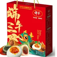 神丹 端午三宝皮蛋咸蛋粽子12枚装礼盒