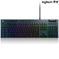 罗技 G813 有线机械键盘RGB背光(类青轴) 黑色