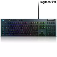 罗技 G813 有线机械键盘RGB背光(类青轴) 黑色
