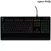罗技 G213 有线机械键盘RGB背光 黑色