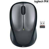罗技 M235 无线光电鼠标 优联接收器 灰色