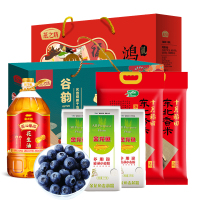 600元套餐1(十月稻田大米+金龙鱼油+燕之坊杂粮+金龙鱼面粉+燕之坊干货+蓝莓) 分5个包裹