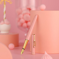 毕加索PS-620雅米·糖果粉绵蜜桃铱金笔(EF尖)套装