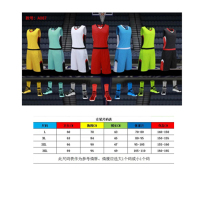 定制篮球服女款套装 (短袖+短裤) 带印字 上衣背后印大号码 裤子印小号码 印字颜色随机搭配