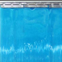 防蚊虫防蝇细条门帘1米*2米蓝色