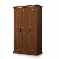科亚森(KEYASEN) 三门实木橡木家用卧室衣柜(胡桃色、海棠色、榉木色) KYS-20002