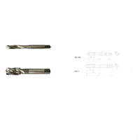 上工 Shanggong JIS标准螺旋槽丝锥(涂层)HSS-E M8*0.75 OH4(包装数量 1个)