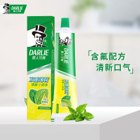 黑人(DARLIE)牙膏双重薄荷原味清新口气改善黄牙烟渍减少牙渍含氟 双重薄荷90g(3件0运费)