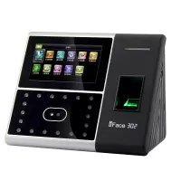 iFace302 考勤机(WB)人脸指纹识别考勤机 触屏面部刷脸智能签到打卡机 单位:个