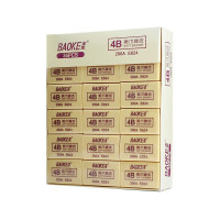 宝克 E624 4B美术橡皮 黄色 36只/盒