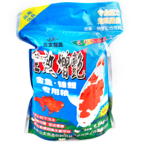 三友创美 鱼食金鱼锦鲤鱼粮 螺旋藻全效增艳鱼饲料1.5kg