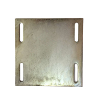 镀锌预埋板 预埋 镀锌铁板圆孔幕墙工程连接件 150*150*8