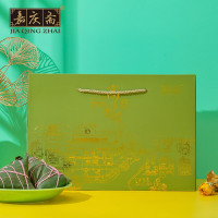 嘉庆斋素情江南轻奢礼盒装粽子 嘉庆斋素情江南1120g