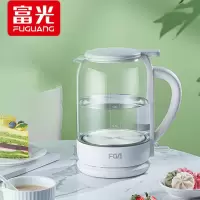 富光电热水壶烧水壶自动断电家用大容量烧水器玻璃开水壶烧水壶白色