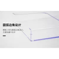 A4挂壁式磁性亚克力透明展示架资料架 背胶款