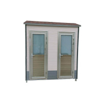 雕花铝板移动厕所二联体(不含安装)