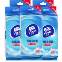 维达 消毒湿巾 单独装 VW1009 10片/包 10包/袋(单位:袋)(BY)