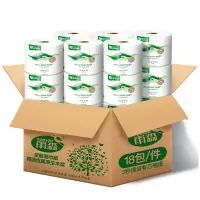 雨森 绵柔布韧空心卷18卷*150g/箱