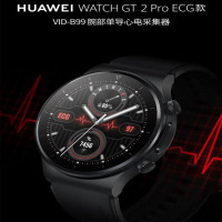 华为(HUAWEI)手表 WATCH GT2 Pro智能运动ECG男女款蓝牙通话2周续航NFC防水 运动款-幻夜黑