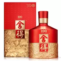 沱牌舍得 舍得酒 舍得中国红100纪念酒 浓香型白酒 52度 500mL 单瓶装 浓香型白酒