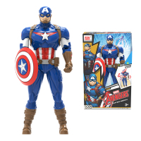 灵动创想漫威复仇者联盟玩具钢铁侠手办蜘蛛侠人偶美国队长MW9552