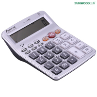 三木 P41 12位语音计算器 银色 3个