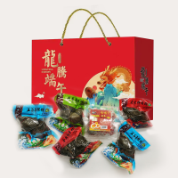 臻味 龙腾粽子礼盒(8个装粽子+6枚皮蛋+6枚咸蛋)