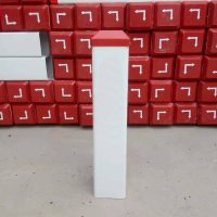 理念 PVC塑钢标志桩警示桩 空心 150*150*500mm 10个/捆