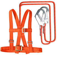 高空作业安全带防坠落电工腰带工地安全带施工建筑安全绳TB-4 双大钩1.8米