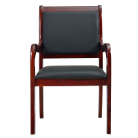 宫灯 带扶手办公椅 实木框架 加厚西皮一张