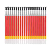 三木(SUNWOOD) 效率王系列 20支0.5mm按动中性笔替芯 红色 GR5