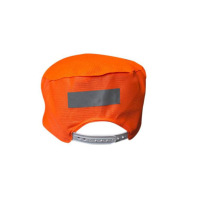 全安 环卫工人帽子 带反光条工作帽 桔色
