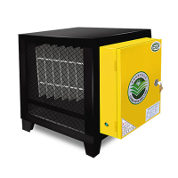 油烟净化器 10000风量,风机转净化器变径 1组,角铁支架 1组,净化器雨挡 1组(含安装)