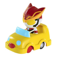 万代奥特曼奥特欢乐园萌萌Q版 回力玩具车飞车