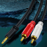 3.5mm转双莲花 10m