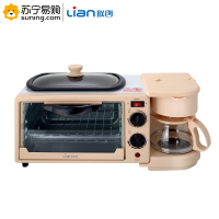 联创(Lian) 早餐机 DF-OV001M 烤箱:9L/咖啡壶:0.6L(4杯)