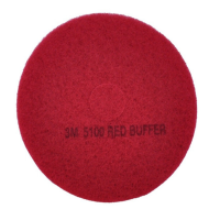 3M 红色清洁垫 5100 450mm(17in) 红色 5片 1盒
