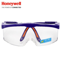 霍尼 韦尔100200 S200A防护眼镜 蓝色镜框 耐刮擦眼镜