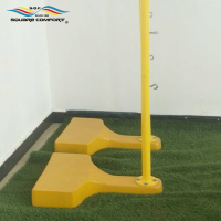 星加坊移动式 羽毛球网柱 标准网架羽毛球柱 羽毛球网架 不配网 （含运费，不含安装）