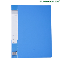 三木 AB201A/P 单强力夹/文件夹 10个装 蓝色