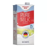 德亚全脂纯牛奶 1L/盒 .