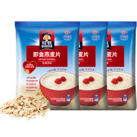 桂格(QUAKER)即食燕麦片(经典原味)1000g*3袋装