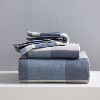 Dohia多喜爱 格调毛巾三件套(蓝)