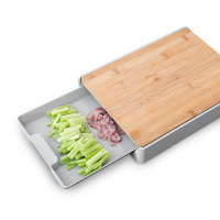 四叶草(THE SOFT LIFE)抽屉式竹砧板C5